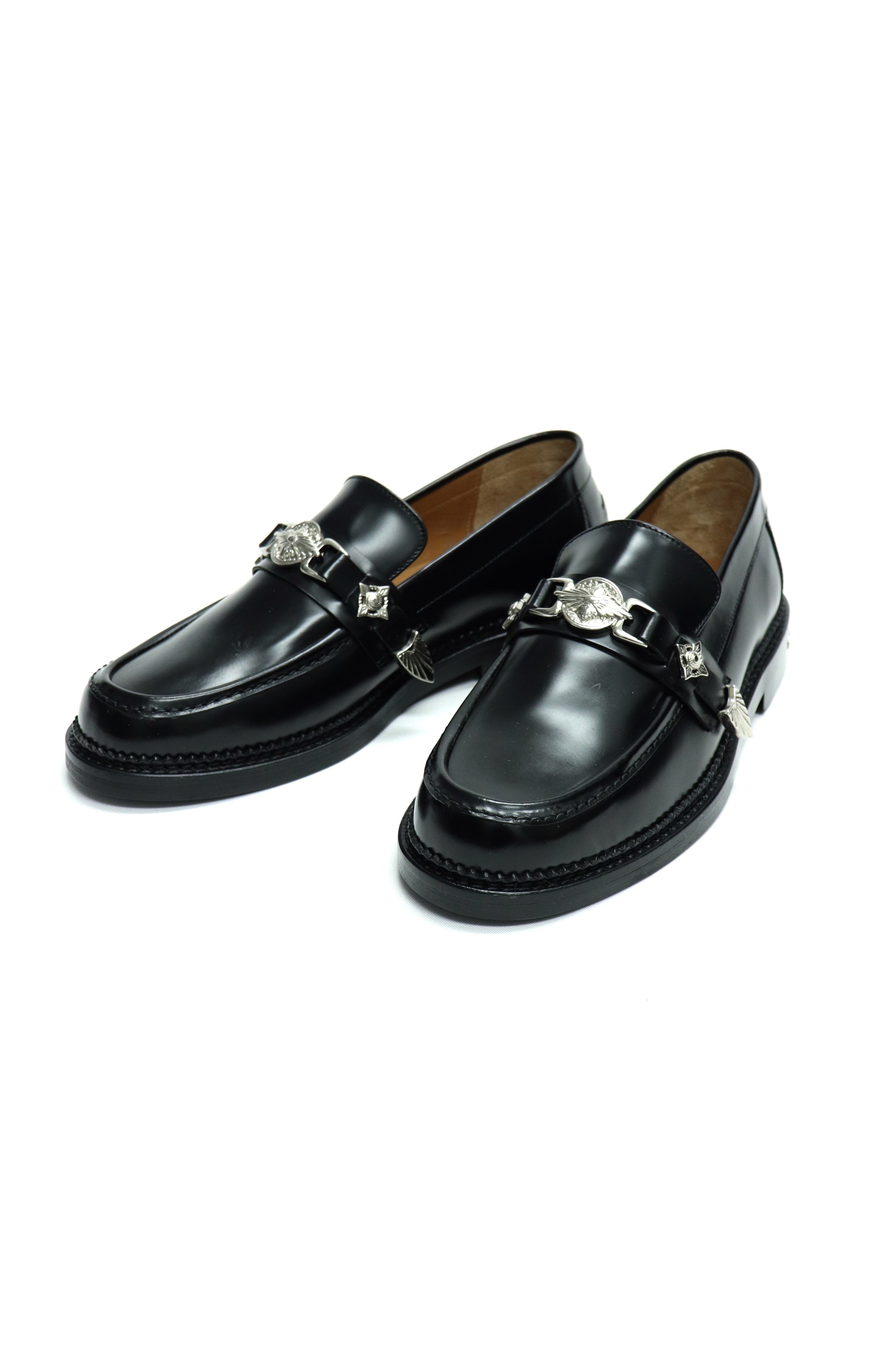 TOGA VIRILIS(トーガ ビリリース)のBLACK POLIDO LOAFERの通販