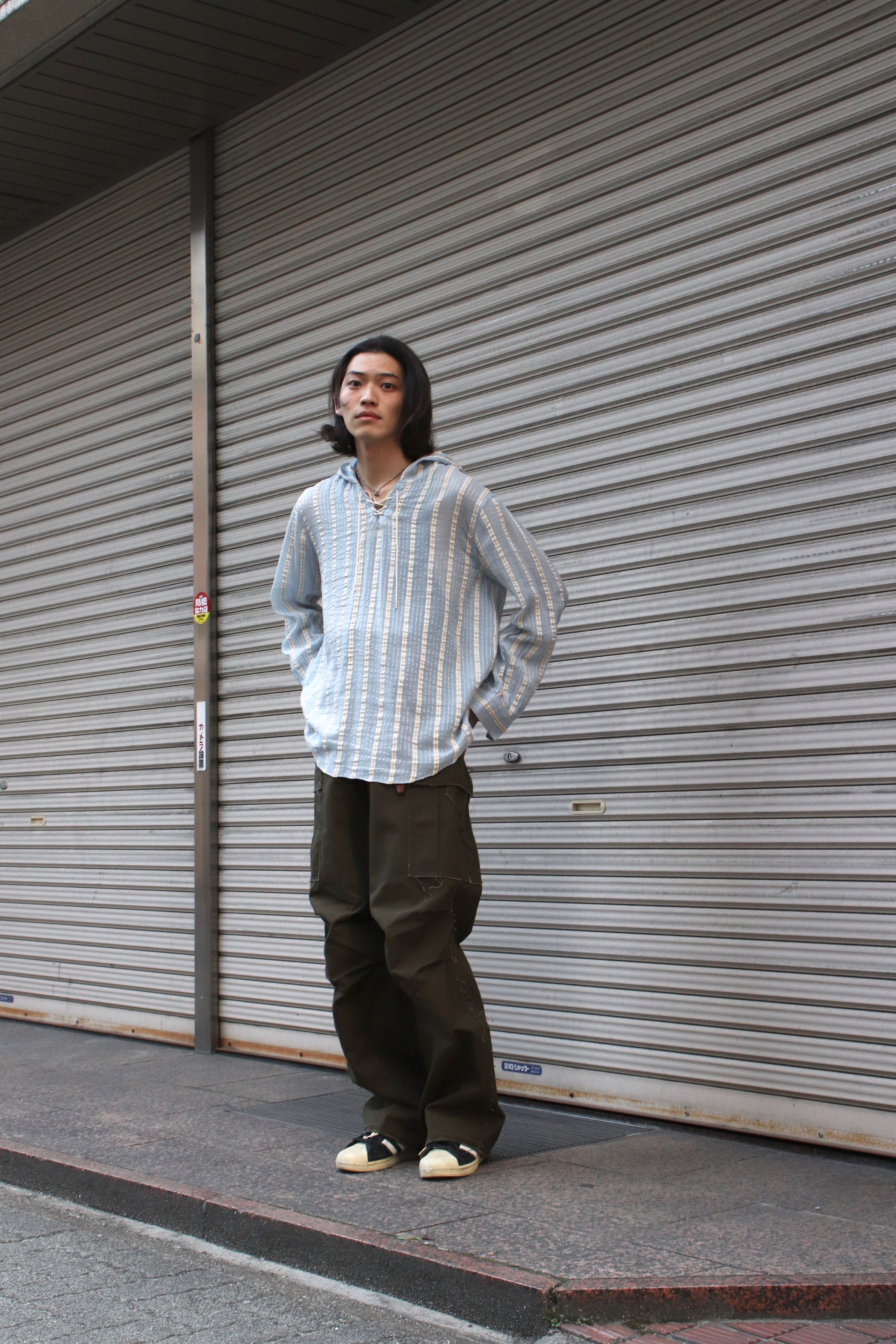 SUGARHILL(シュガーヒル)のRAW EDGE CANVAS CARGO PANTS