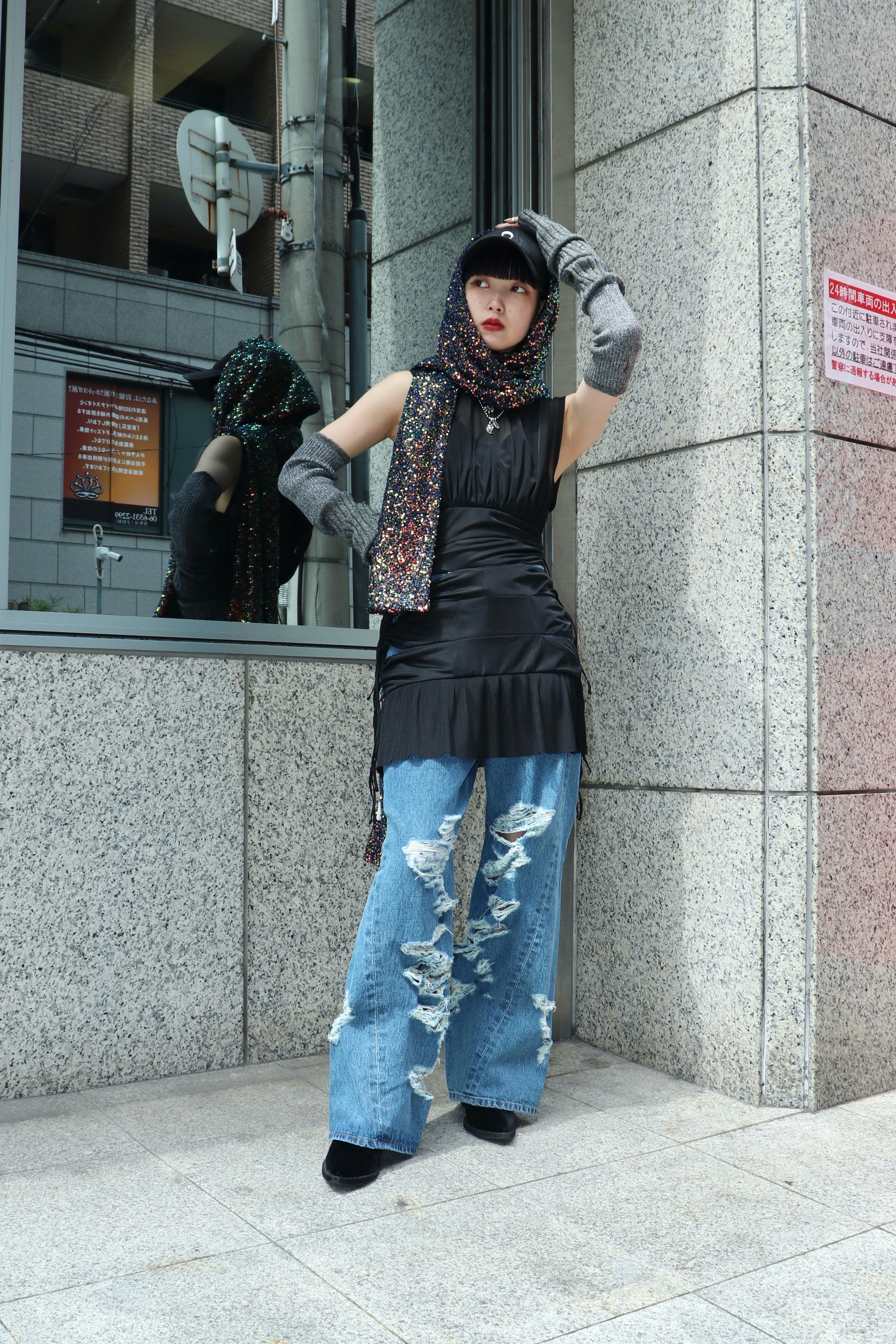 BELPER(ベルパー)の23SS TWISTED DENIM PANTS INDIGOの通販