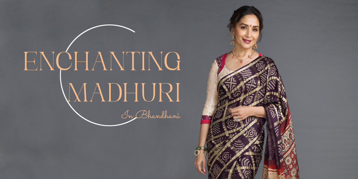 Bandhani Sarees | Buy Handcrafted Traditional Bandhani Sarees ...