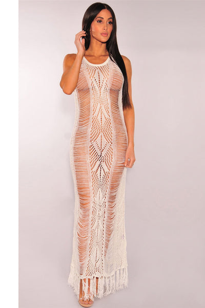 transparent long dress