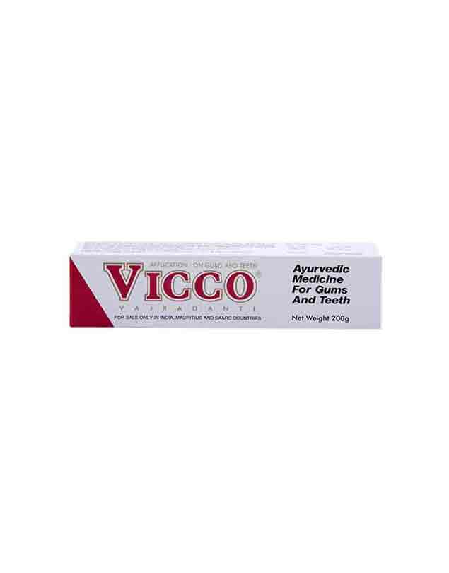 vicco vajradanti toothpaste information