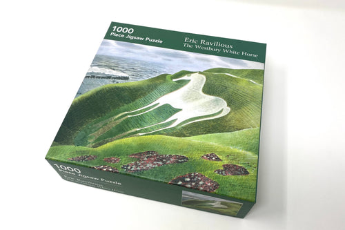 Jigsaw Puzzle - Westbury White Horse by Eric Ravilious