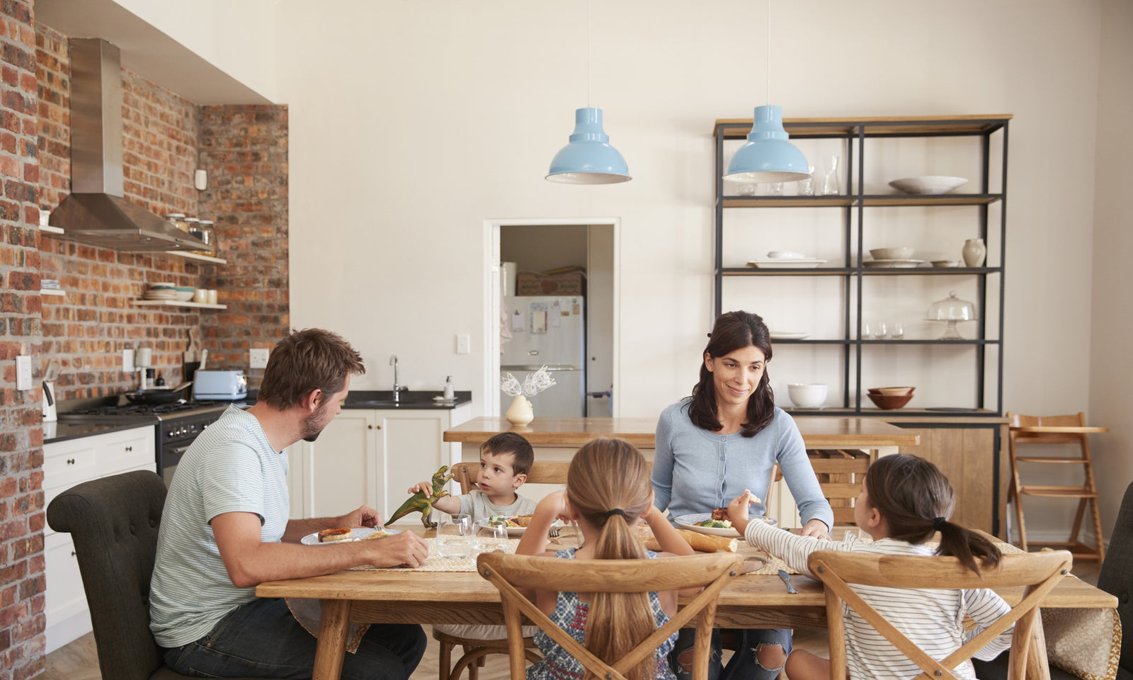 Family having with each other