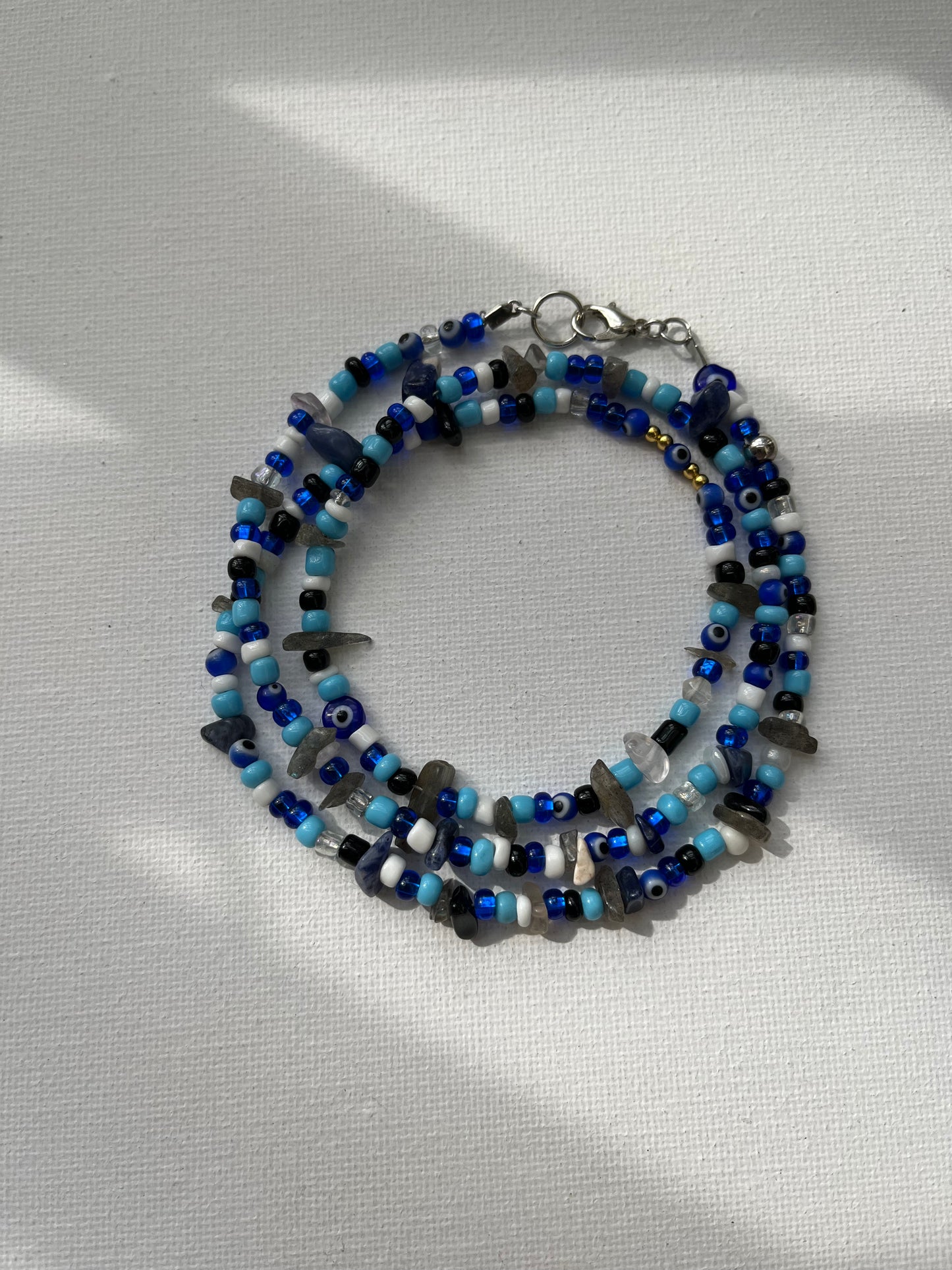 evil eye waist beads size 0