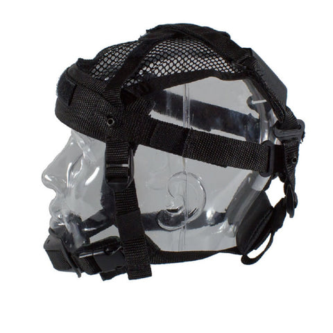 Zebra Armour Net-Mesch-Harness Combat Helmet Black Side