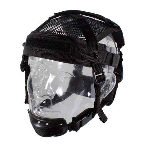 Zebra Armour Net-Mesch-Harness Combat Helmet Black Perspect