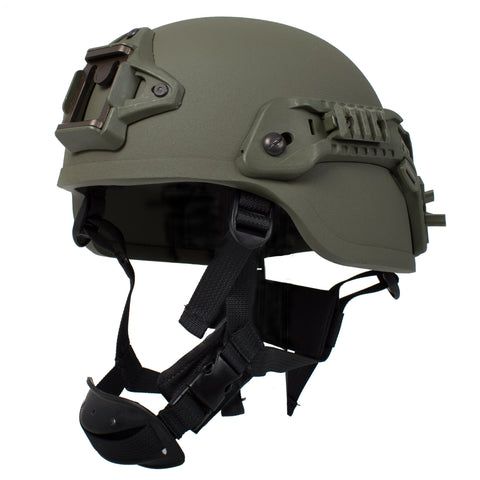 Zebra Armour ACH Combat Helmet U6 NIJ3A Olive Perspec