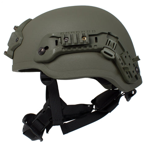 Zebra Armour Viper 2 Combat Helmet F6 NIJ3A olive side