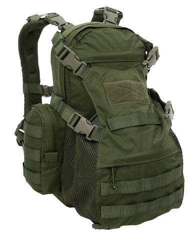 Warrior Assault Systems Helmet Cargo Pack Backpack Olive Front