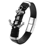 Bracelet Ancre <br>Acier Bracelet Espace Marin Argent 19cm 