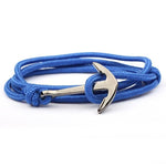 Bracelet Ancre <br>Avec Ancre Bracelet Espace Marin Bleu 