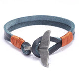 Bracelet Ancre <br>Baleine (Style Ancien) Bracelet Espace Marin Bleu 