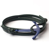 Bracelet Ancre <br>Bleu Bracelet Espace Marin Vert 