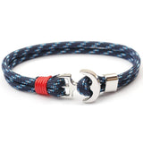 Bracelet Ancre <br>Corde Bracelet Espace Marin Bleu 2 