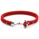 Bracelet Ancre <br>de Mer Espace Marin 2-red 21.5cm 