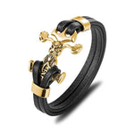 Bracelet Ancre <br>"La Bête" Bracelet Espace Marin Or 