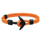 Bracelet Ancre Spirit Espace Marin Orange 