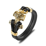 Bracelet Ancre <br>Taverne Viking Bracelet Espace Marin Or 