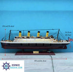 Maquette Bateau Titanic Espace Marin Moyen 