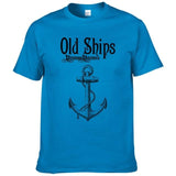 T-Shirt Ancre Homme Old Ships Espace Marin Bleu 2 S 