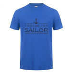T-Shirt Ancre Homme Sailor Espace Marin Bleu 2 XS 
