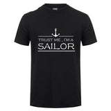 T-Shirt Ancre Homme Sailor Espace Marin Noir 1 XS 