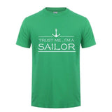 T-Shirt Ancre Homme Sailor Espace Marin Vert 1 XS 