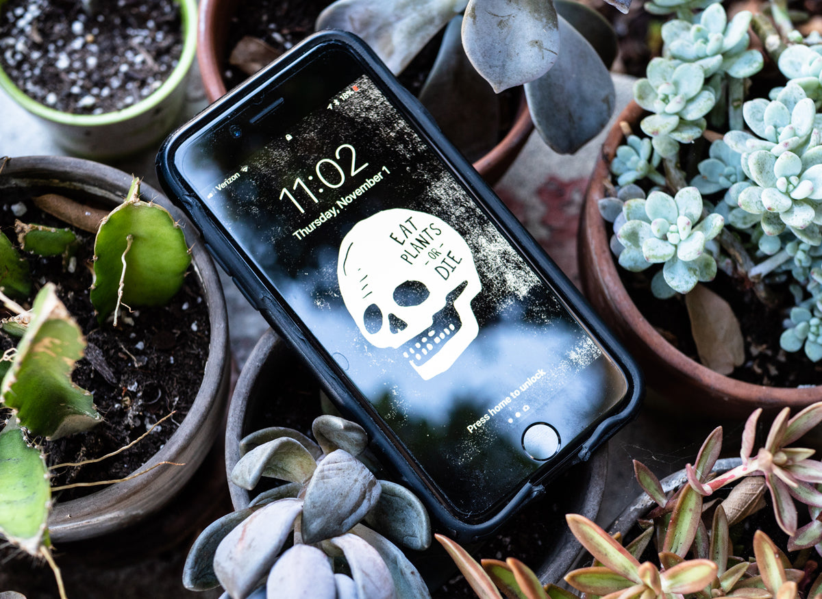 Eat Plants or Die Mobile Background