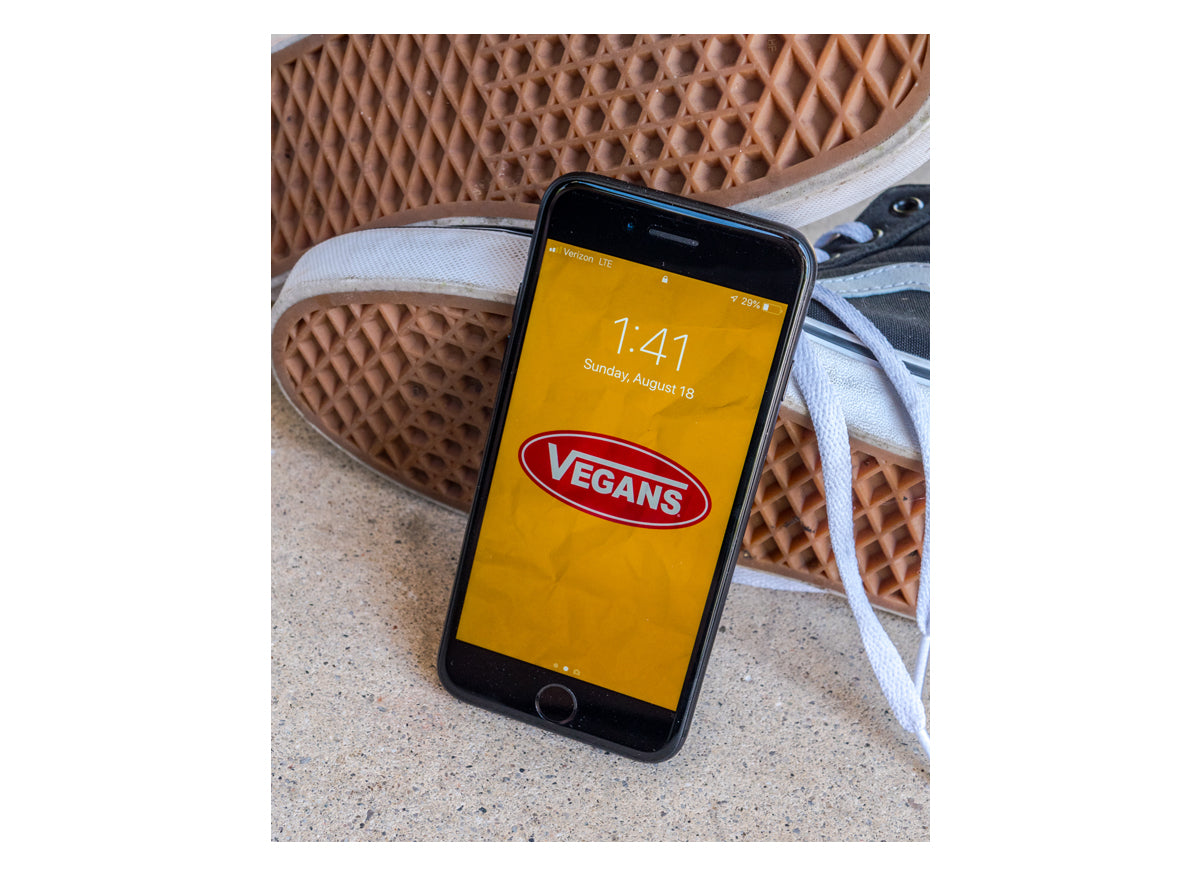 Vegan Vans Mobile Background (Yellow)