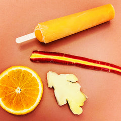 Orange Ginger Carrot Popsicel