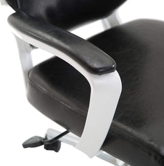 Cherry Tree Furniture High Back Modern Design PU Leather Swivel Office Chair Computer Desk Chair Black