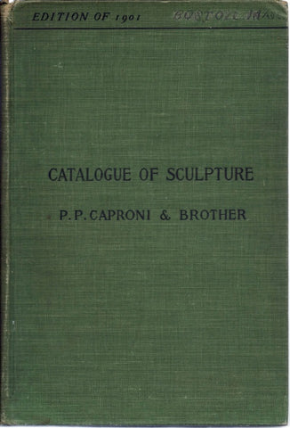 scanned dark green cover of P.P. Caproni and Brother catalog