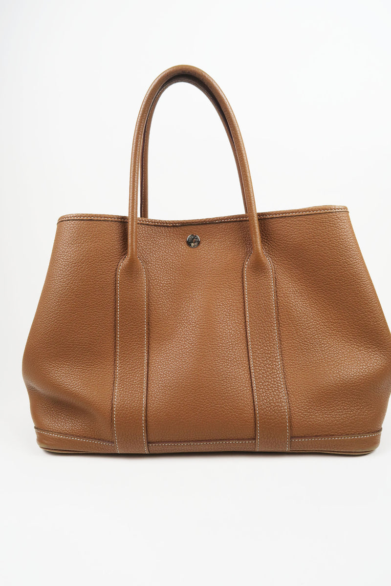 hermes garden party brown