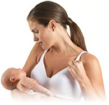 women breastfeeding baby