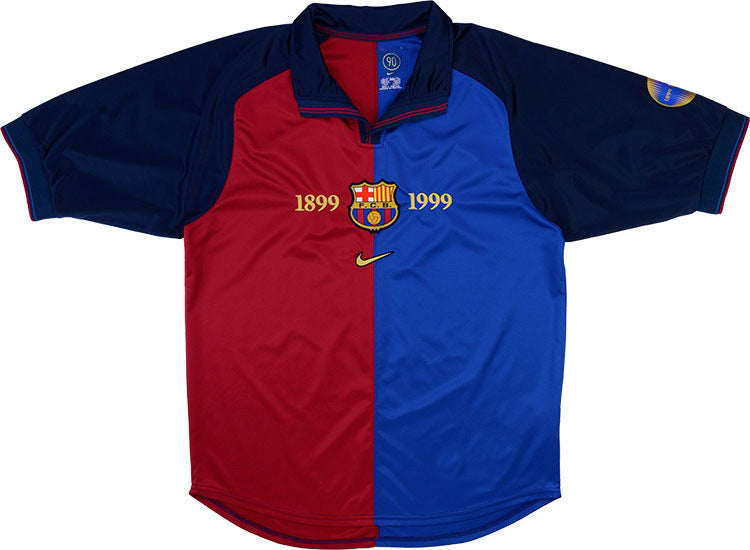 composiet Arresteren Aftrekken Barcelona Home Shirt 99/00 Centenary Special – Stretford End Shirts