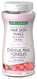 NATURES BOUNTY HAIR&NAILS GUMMIES 80'S - Queensborough Community Pharmacy