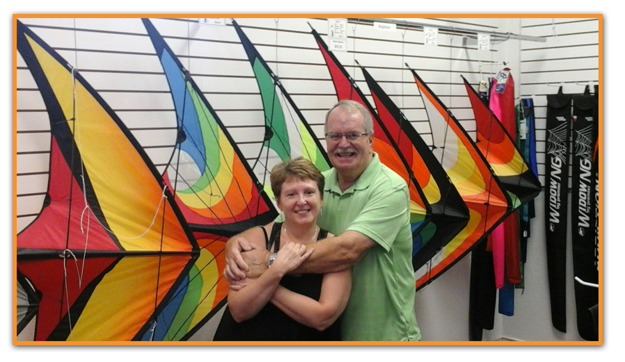 Bill and Susie Doan of B & S Kites