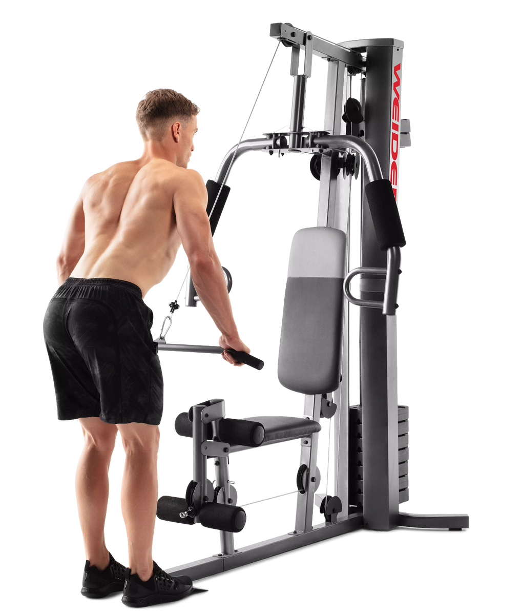 Weider XRS 50 Home Gym with 112 Lb. Vinyl Weight Stack 