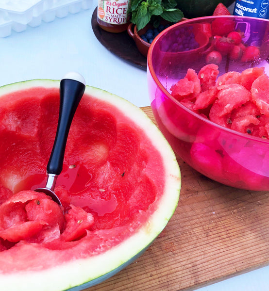 frozen watermelon treats for dogs and humans