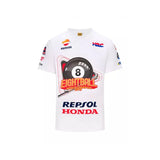 GP RACING T-SHIRT MARC MARQUEZ "EIGHTBALL" - MOTOGP WORLD CHAMPION 2019 - Helmetking 頭盔王