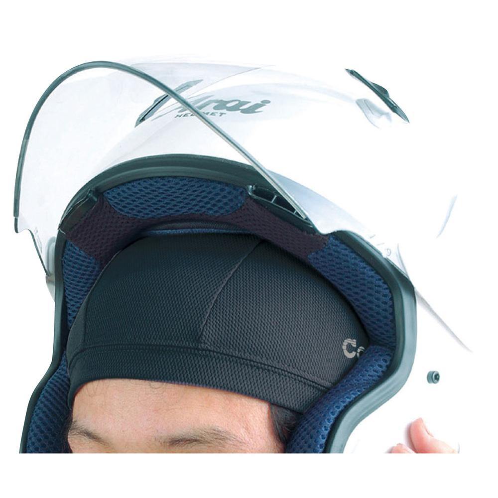 KOMINE AK-002 COOL MAX INNER CAP BLACK - Helmetking 頭盔王