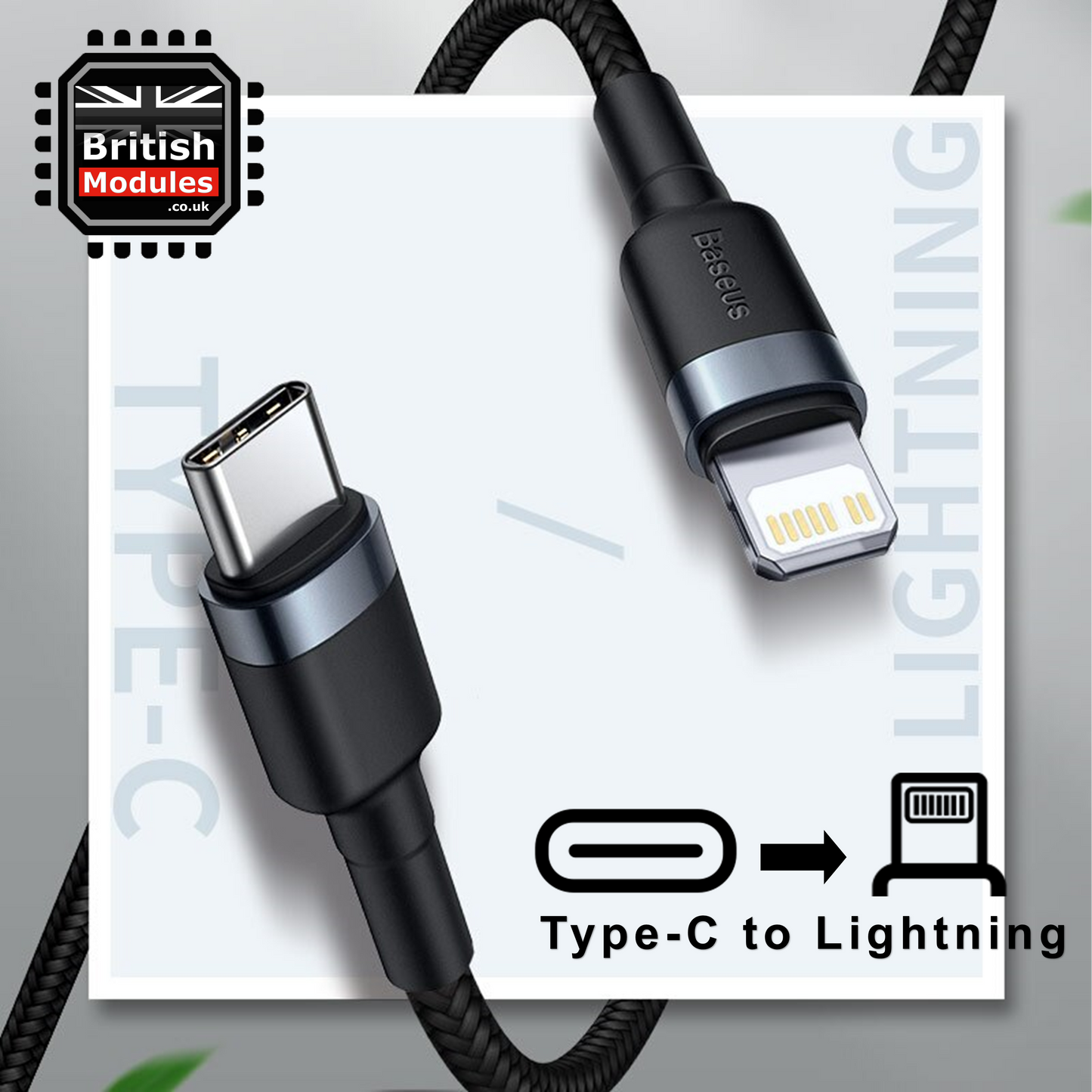 Heavy Duty Braided iPhone 13 Pro Max Mini Fast Charging Data USB C to Lightning Cable PD 20W