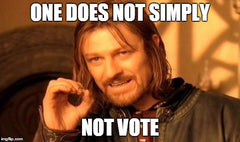 One does not simply NOT vote - meme