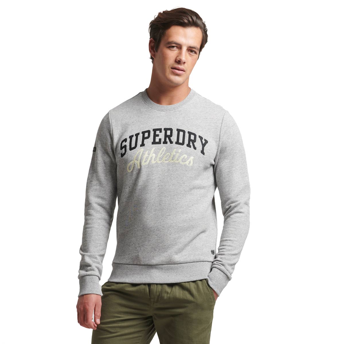 Luchtvaartmaatschappijen Mauve motief Superdry Men's Vintage Gym Athletic Sweatshirt – PROOZY