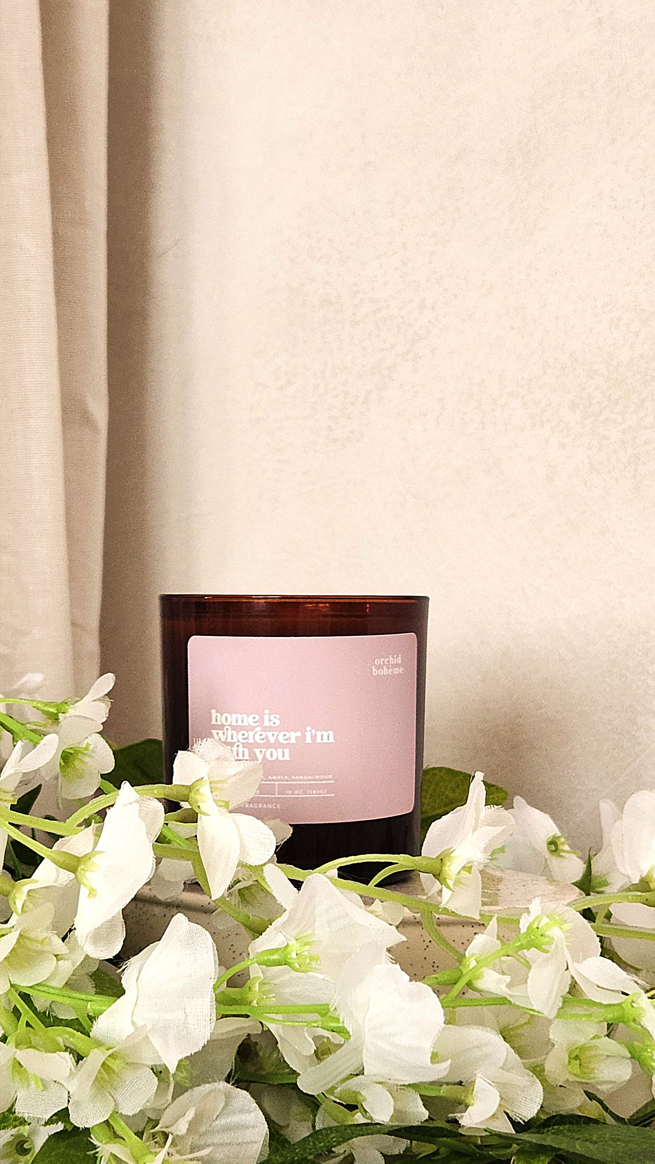 Home is wherever I'm with you Scented Candle