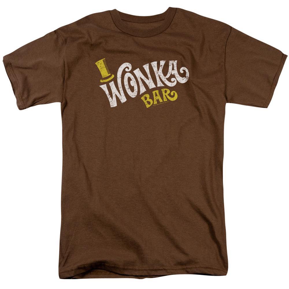 Willy Wonka Movie Wonka Bar Logo TShirt Rocker Merch