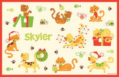 Christmas Cat Placemat
