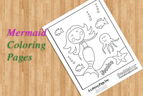 Mermaid Coloring Pages