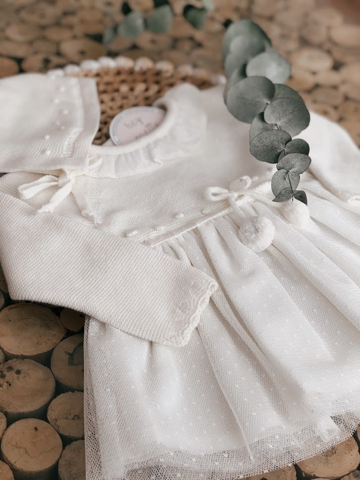 verjaardag Kleren Mart Klassiek baby jurkje - wit – Velvetbaby